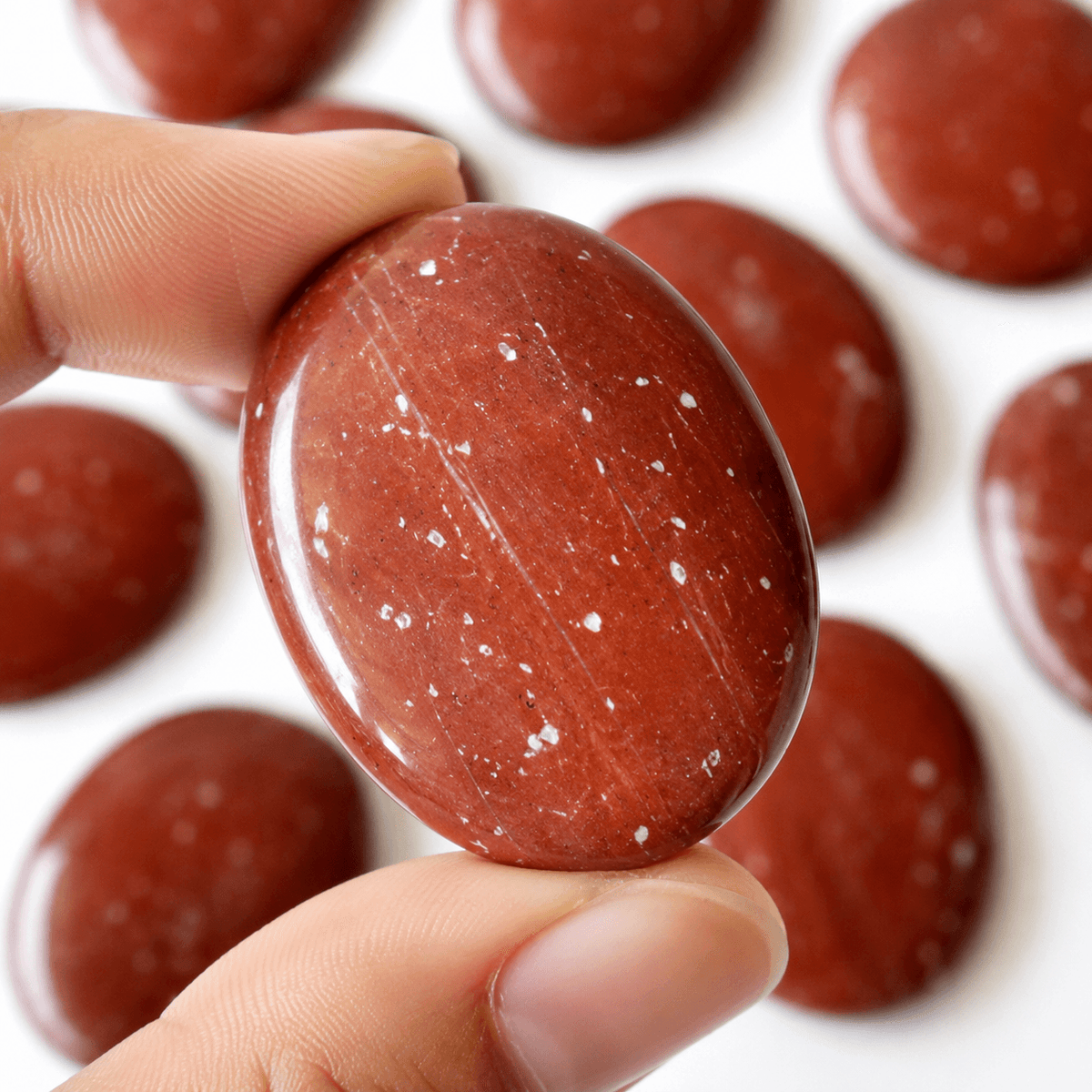 Red Jasper Pocket Stones (Generosity and Balance)