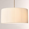 19 Silk Drum Pendant Light 3-Light E26 Brass Bronze Fixture