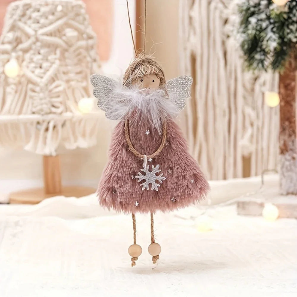 Resin Angel Doll Pendants for Christmas Tree Decorations