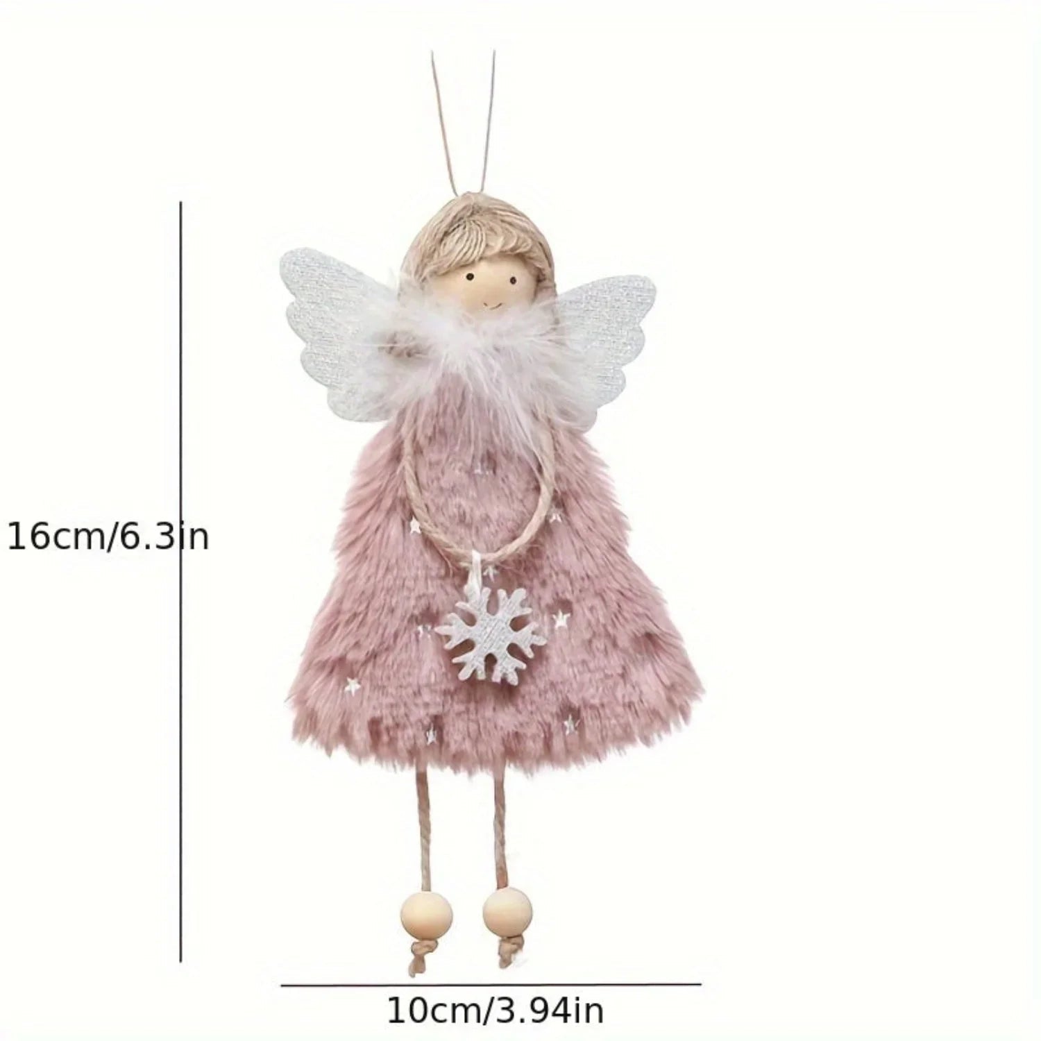 Resin Angel Doll Pendants for Christmas Tree Decorations