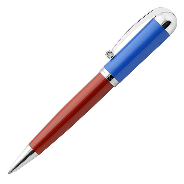 Visionary® Brass & Aluminum Enameled Ballpoint Pen - Red / Blue - Gifts for You 'n Me