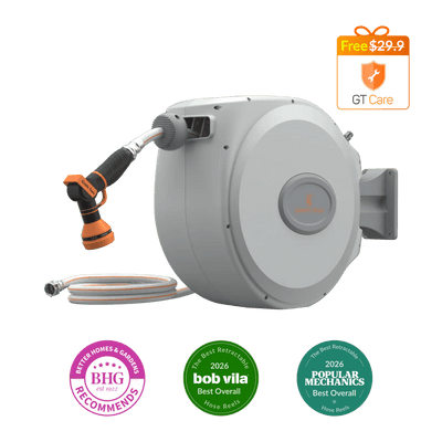 Retractable Garden Hose Reel-5/8 in-65ft