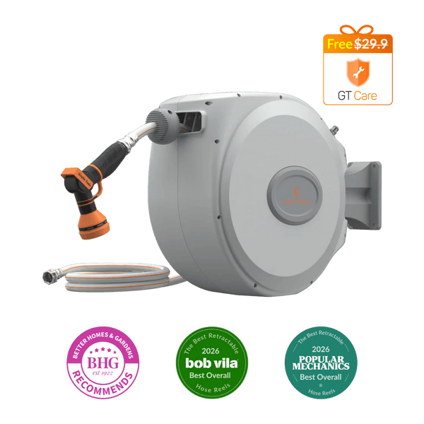 Retractable Garden Hose Reel-5/8 in-65ft