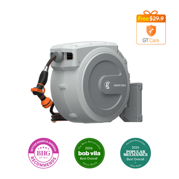 Retractable Garden Hose Reel-5/8in-90ft