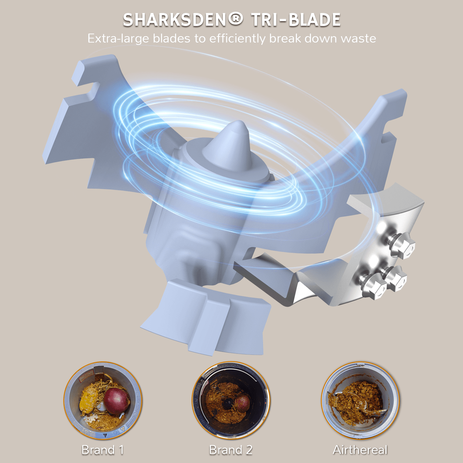 Revive Electric Kitchen Composter, Visual Version Airthereal