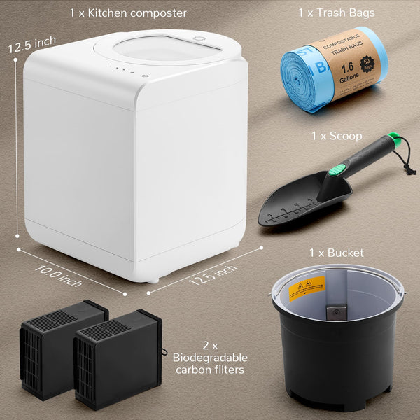 Revive Electric Kitchen Composter, Visual Version Airthereal