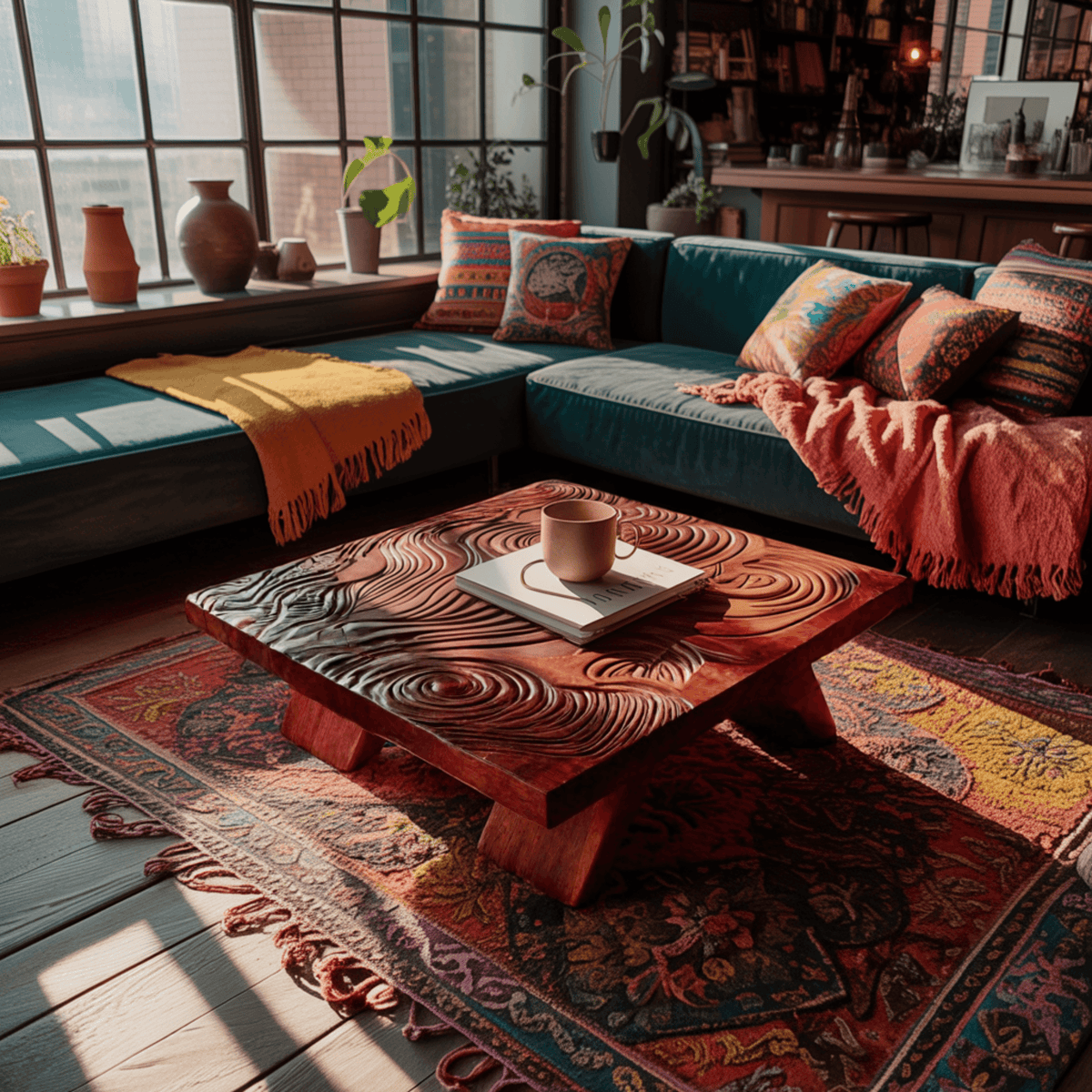 Rhen Surface Solid Wood Coffee Table