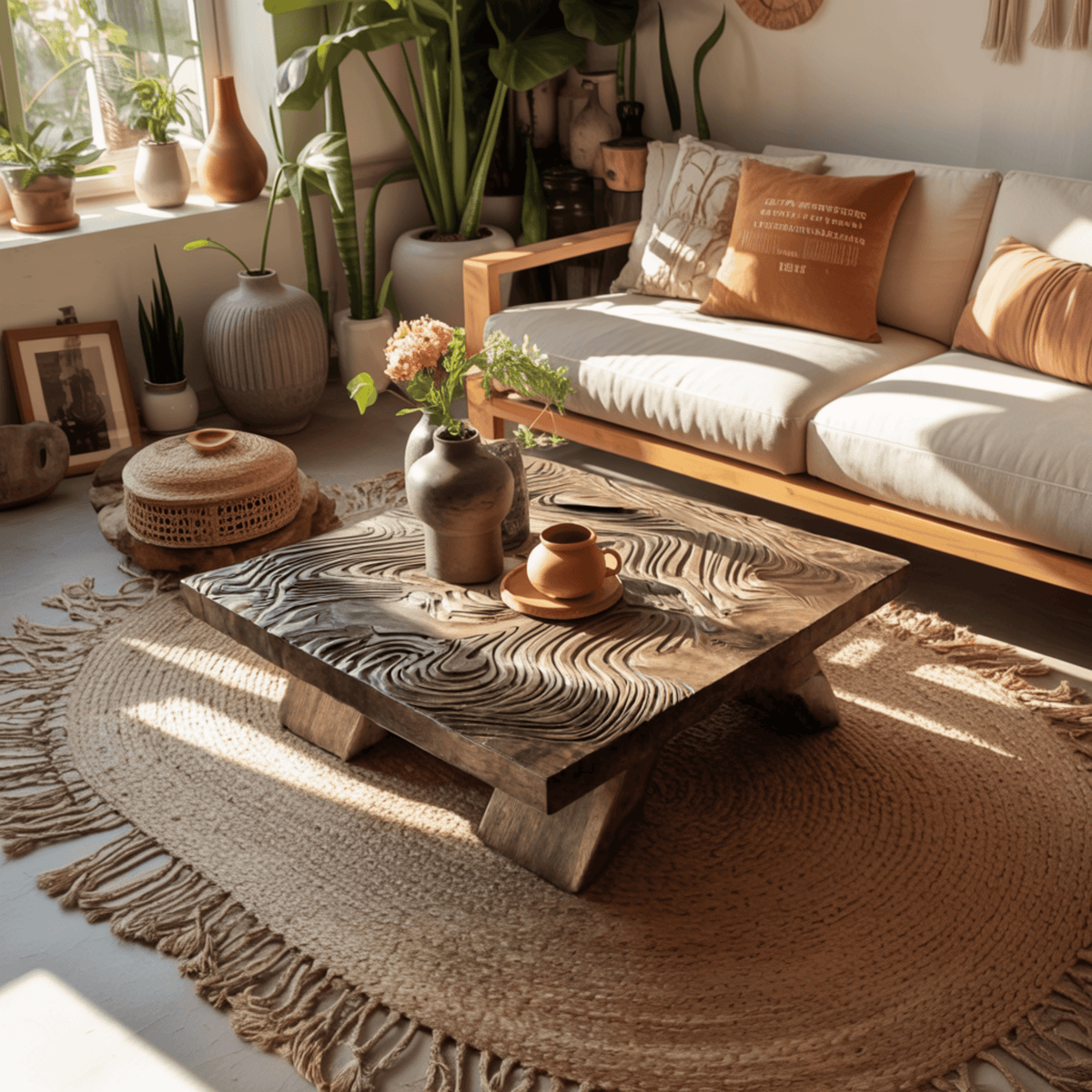 Rhen Surface Solid Wood Coffee Table