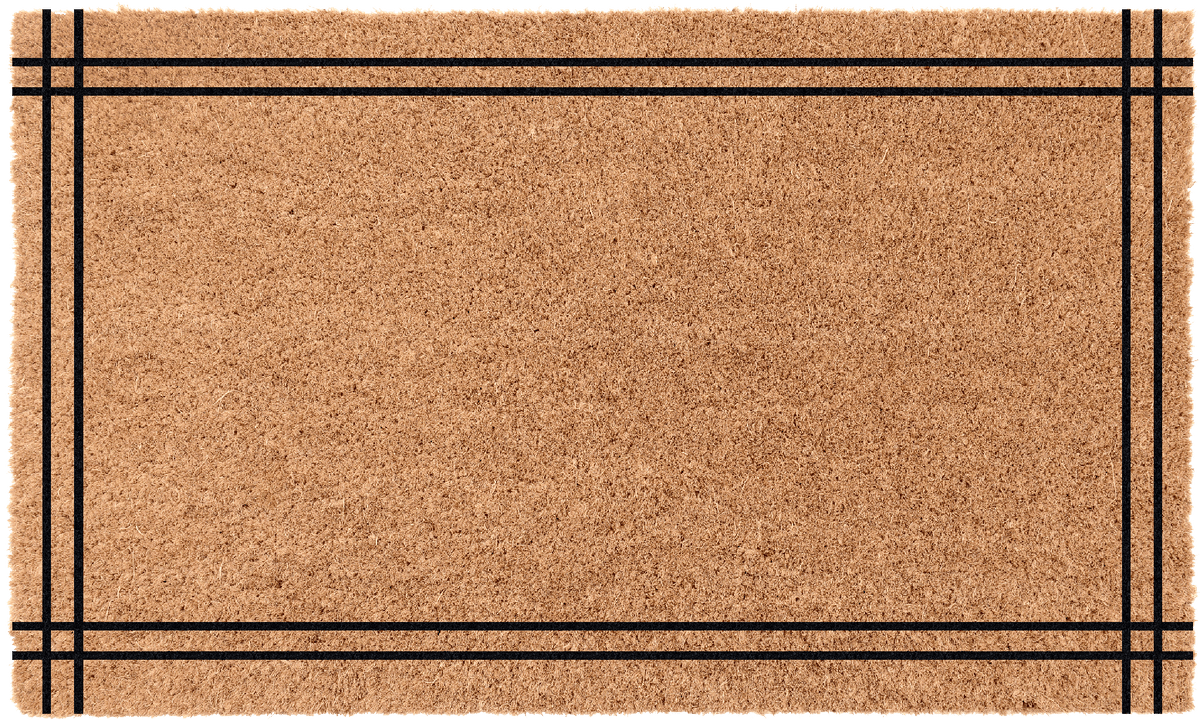 Ribbon Border Doormat