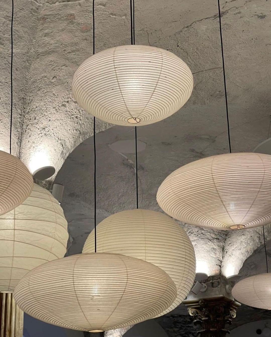 Akari Oval Pendant Swag Light 19.7
