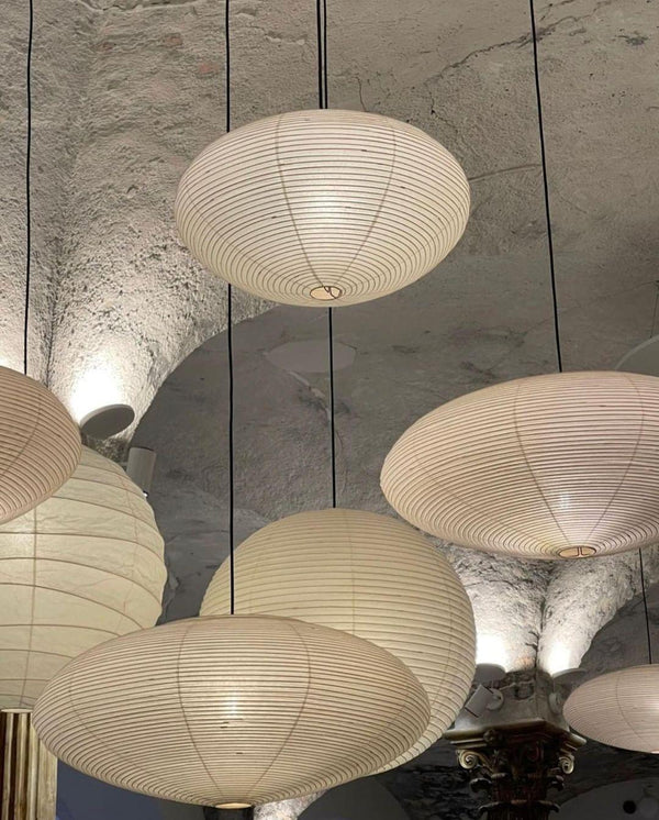 Akari Oval Pendant Swag Light 19.7