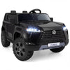 Ride on Car 24V 4WD Licensed LEXUS GX550 Electric Vehicle with Remote for Boys Girls Aged 3+-Black - Black