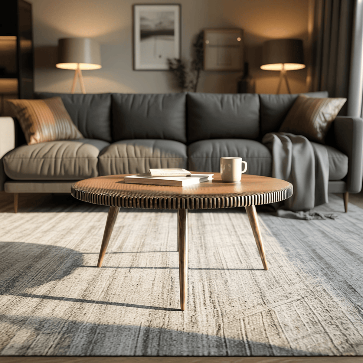Rivaro Round Handcrafted Coffee Table
