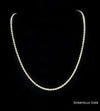 Sterling Silver 925 Diamond Cut Rope Chain 2MM, 16