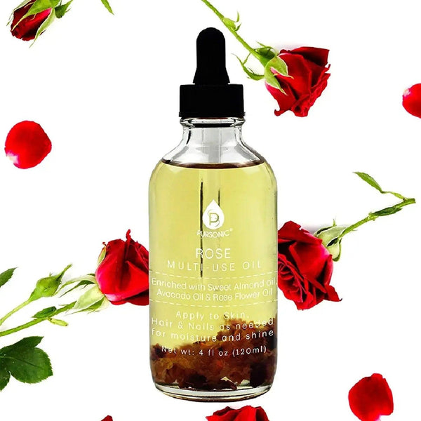 Rose flower Multi Use Body Oils 4 Oz - Gifts for You 'n Me