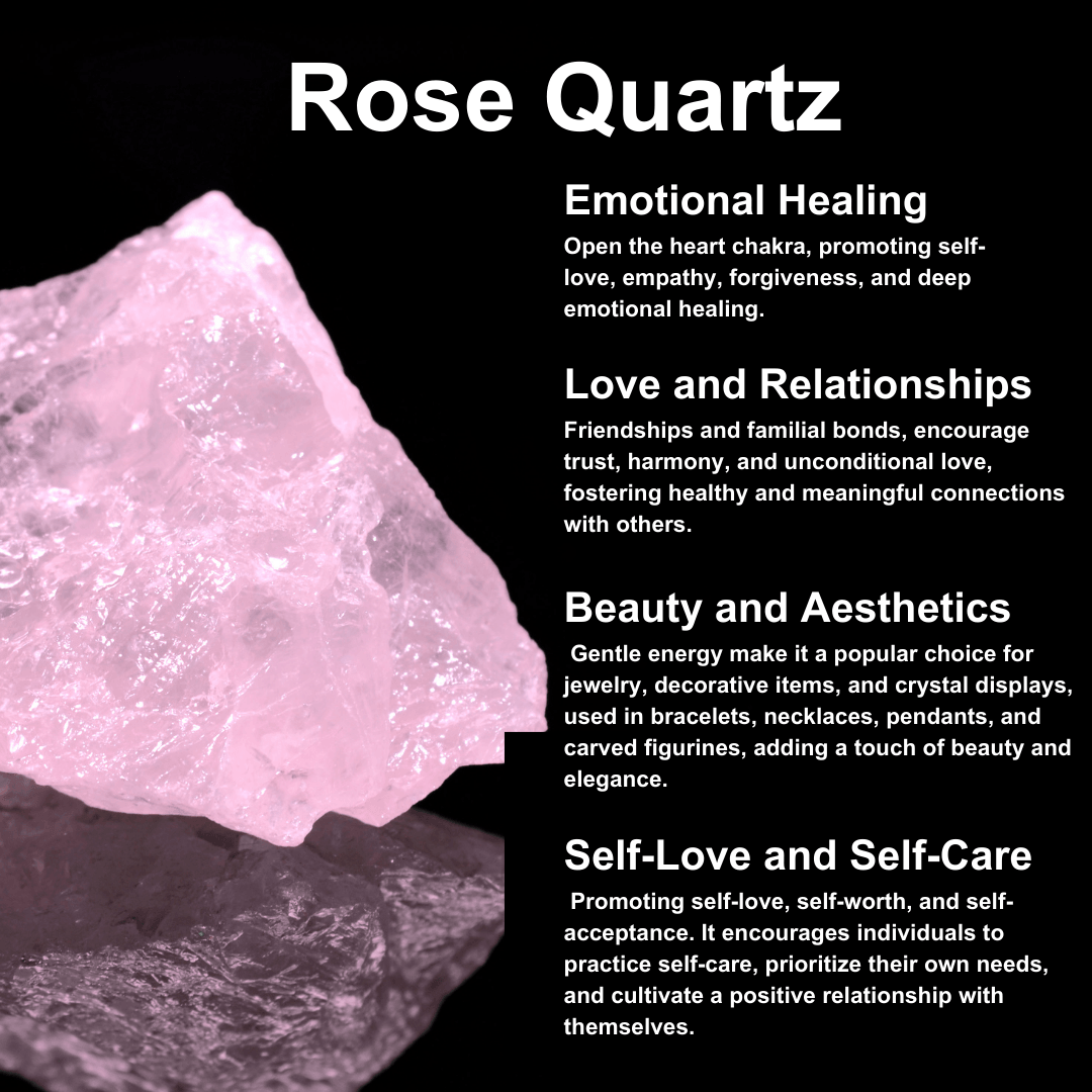 Rose Quartz Pyramids (Balance and Emotional Health)