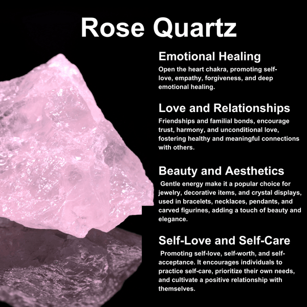 Rose Quartz Pyramids (Balance and Emotional Health)