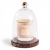 Luxury Crystal Cloche With Rosso Levanto Marble