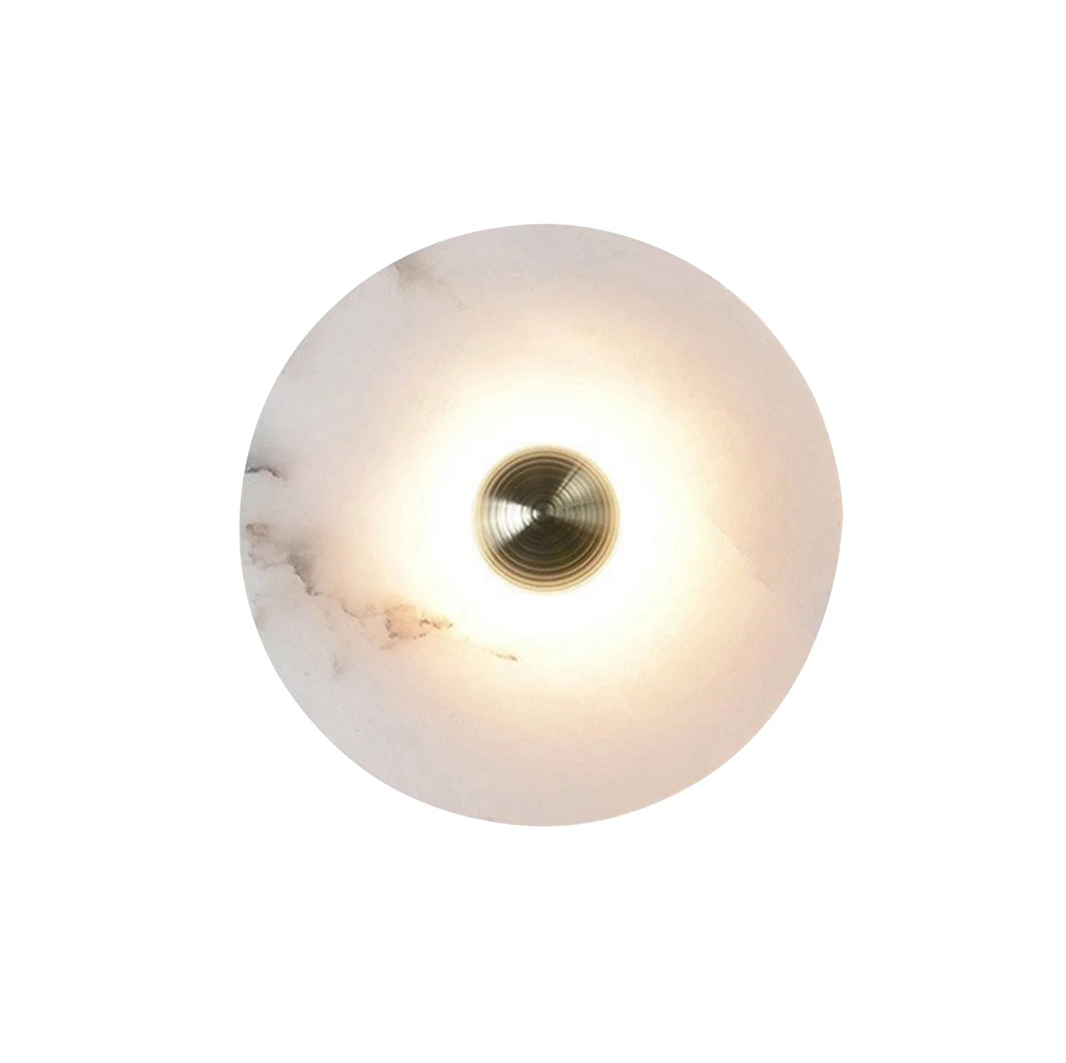 Round Alabaster Wall Lamp