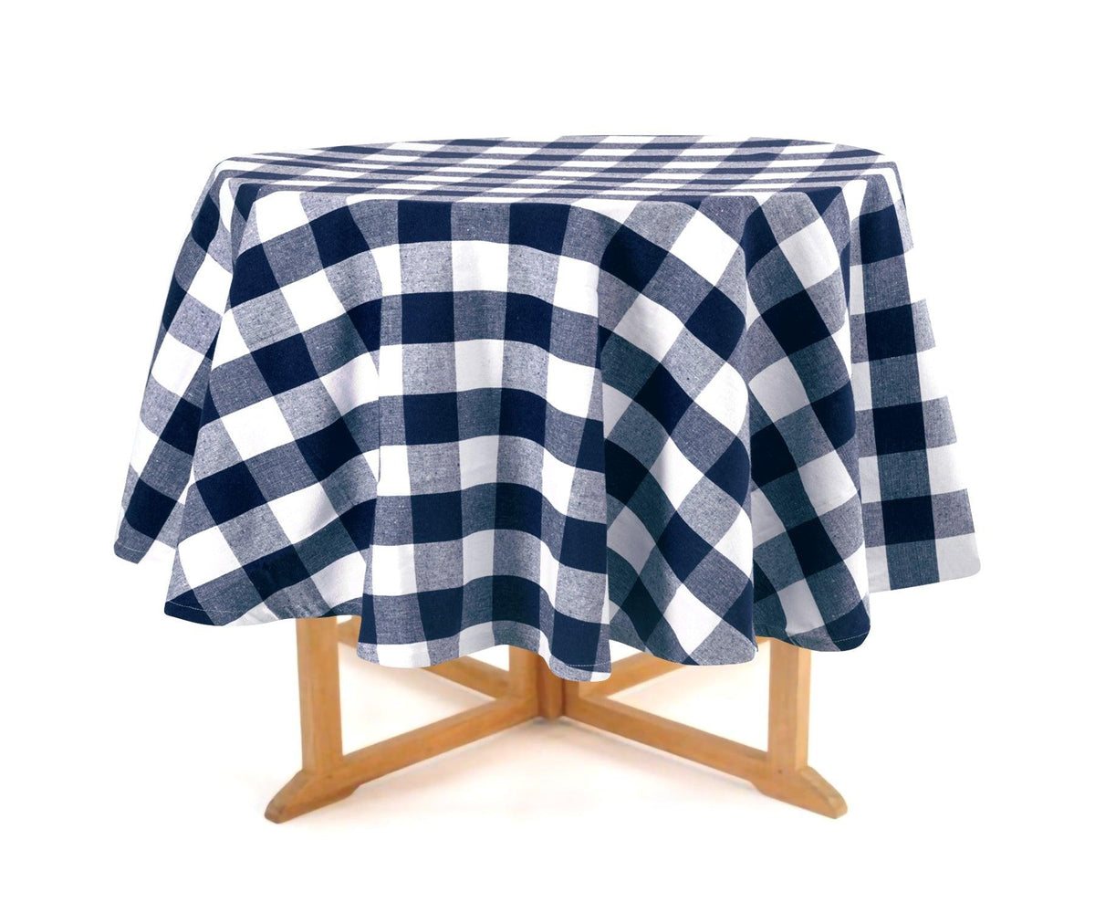 Round Tablecloth - Buffalo Plaid Table cloths