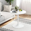 Round Bistro Table 40 Inch Bar Height Tall Coffee Cocktail Table-Set of 2