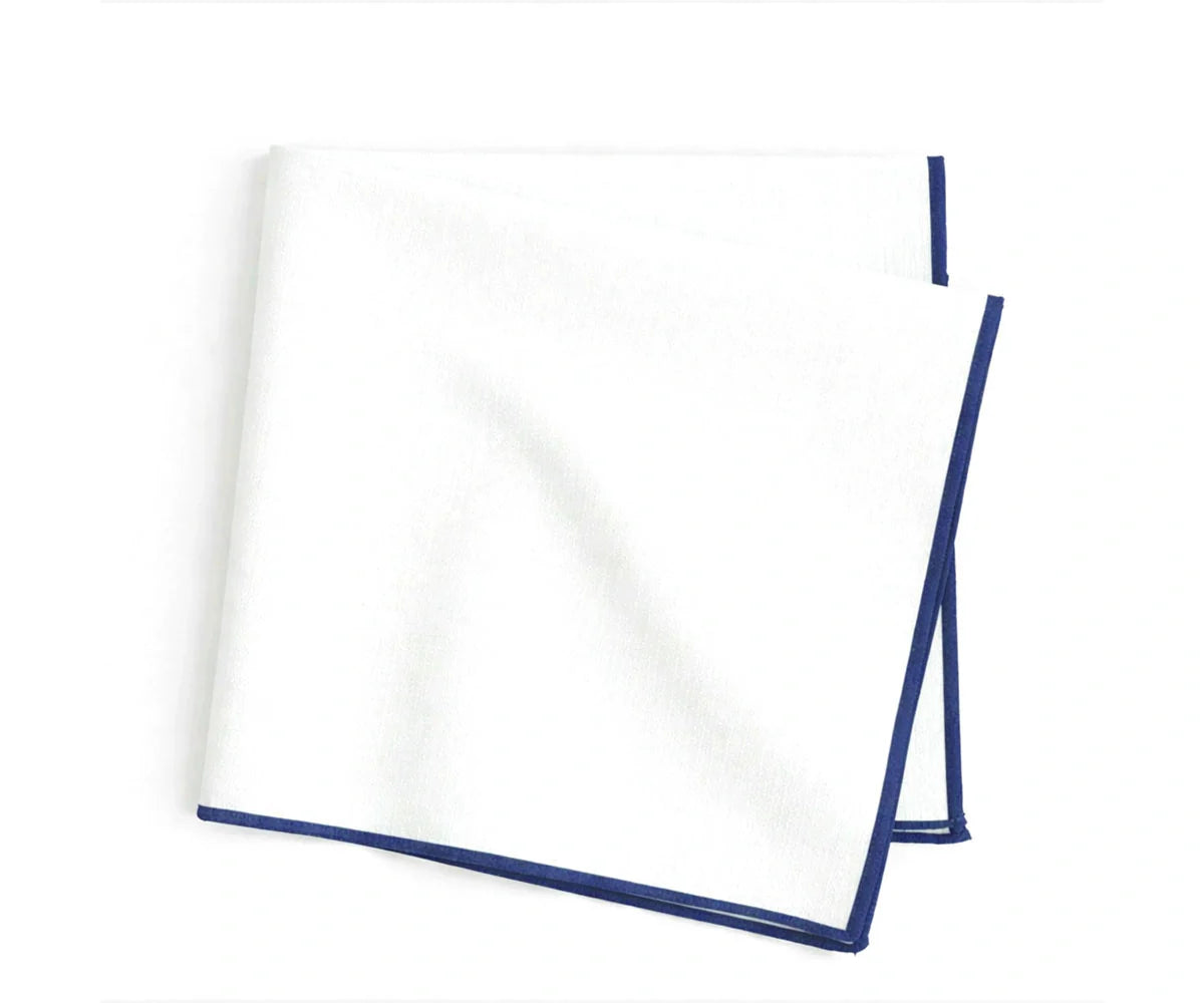 Merrow Stitch Cotton Napkins
