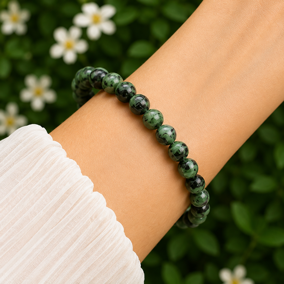 Ruby Zoisite Bracelet (Masculine & Feminine Energies and Harmony ).