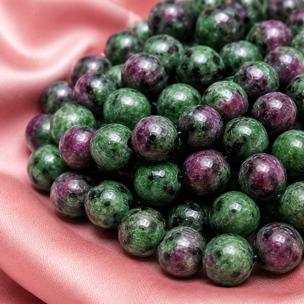 Ruby Zoisite Bracelet (Masculine & Feminine Energies and Harmony ).