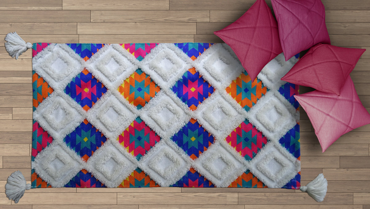 Vibhsa Accent Rug Woven in Multi Color