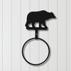 Rustic Bear Towel RIng