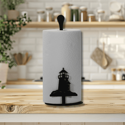 Rustic Countertop Lighthouse Paper Towel Holder