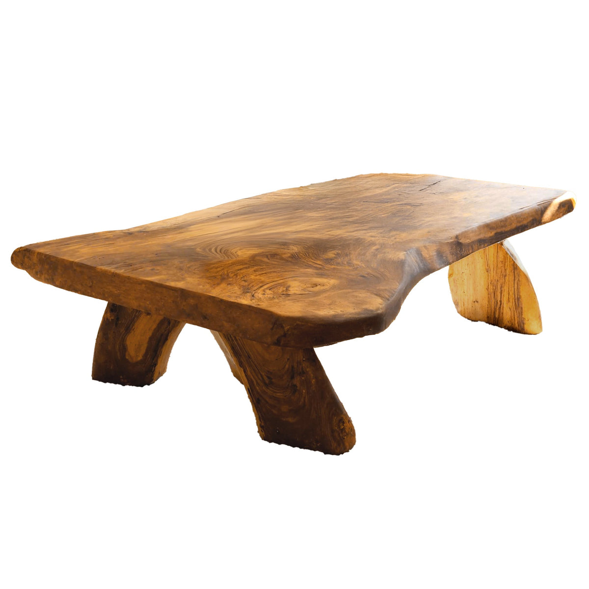 Rustic Live Edge Handcrafted Coffee Table