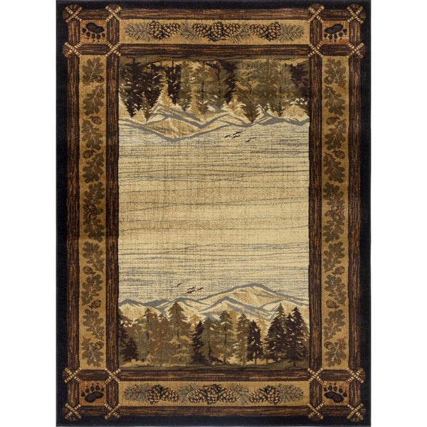 Rustic Nature Scene Area Rug - Gifts for You 'n Me