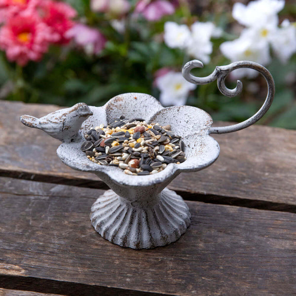 Rustic Cast Iron Bird Feeder (Set of 2)