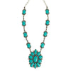 Tanana Trail Squash Blossom Necklace
