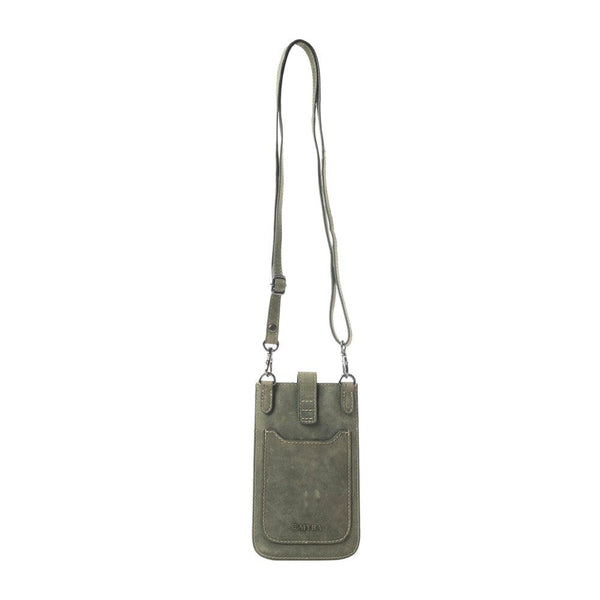 Golden Canyon Cell Phone Bag In Green