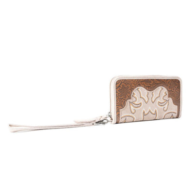 Electric Desert Wallet In Brown In Chocolate White