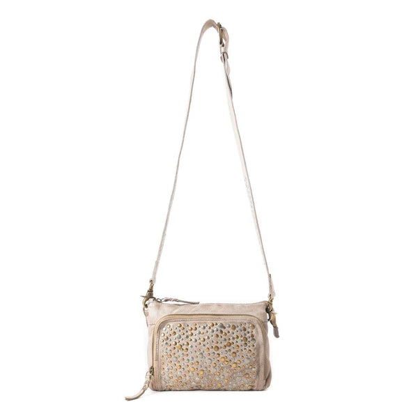 Mossveil Leather Bag in Beige