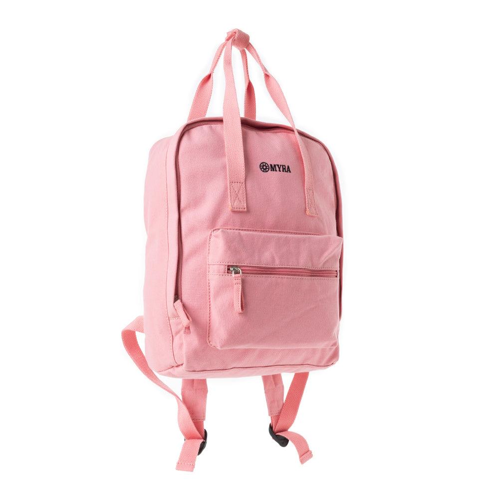 Pioneer Trek Canvas Backpack Bag in Pink