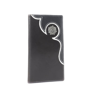 Blacksmith’s Mark Leather Wallet in Onyx Black