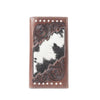 Blackhoof Handtooled Hairon Wallet in Midnight Smoke