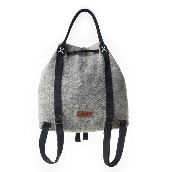 Myra Sel de Mer Bucket Backpack in Aged Grey