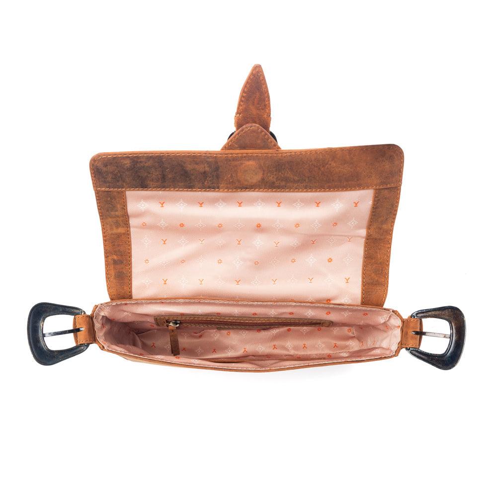 Yellowstone Amber Paradise Handbag with Rivets