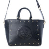 Yellowstone Valley Soul Studded & Embossed Tote Leather Bag in Ash