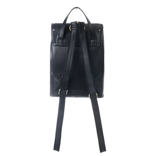 Yellowstone Longhorn Ash Studded Leather Backpack