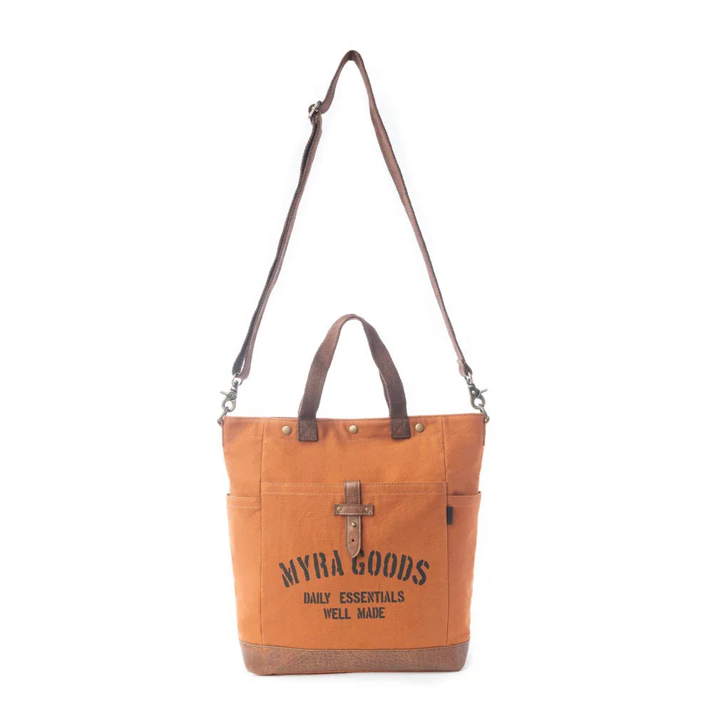 Myra Goods Redwood Tote Bag in Mocha Brown
