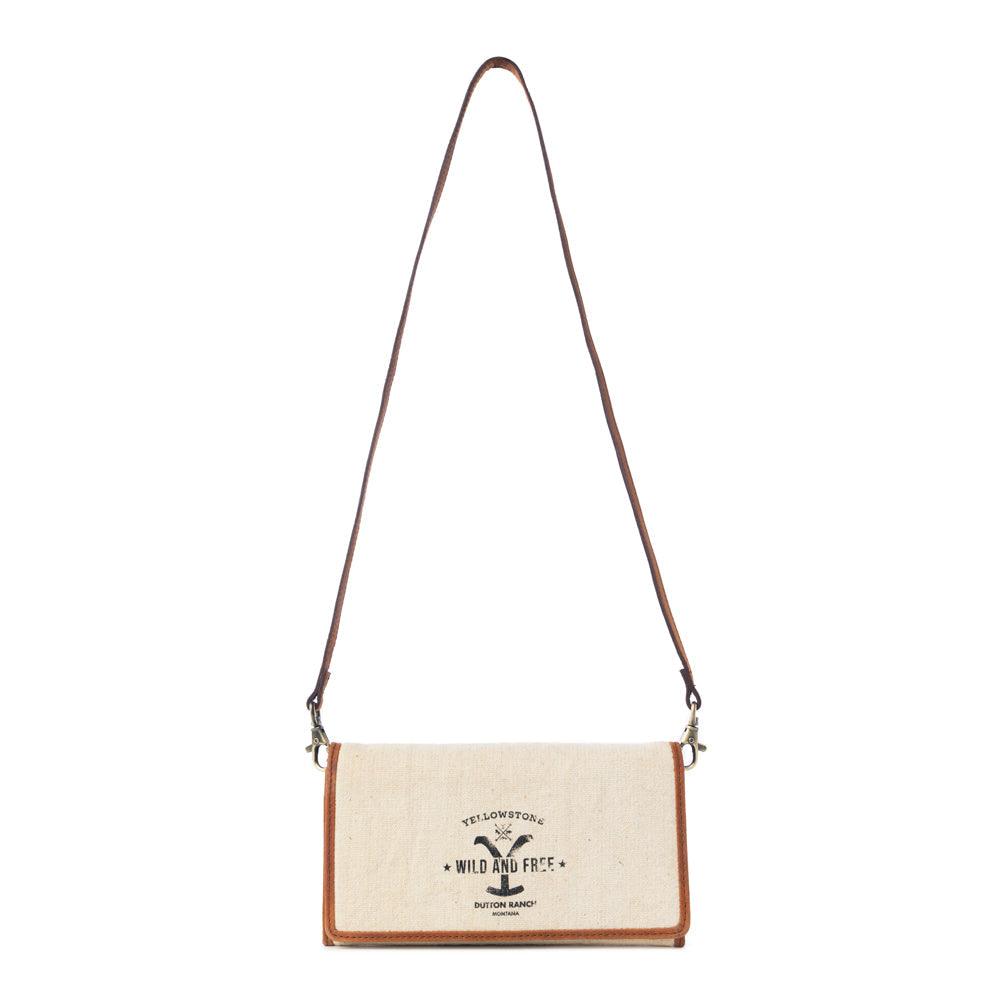 Yellowstone Roverra Ivory Sling Wallet