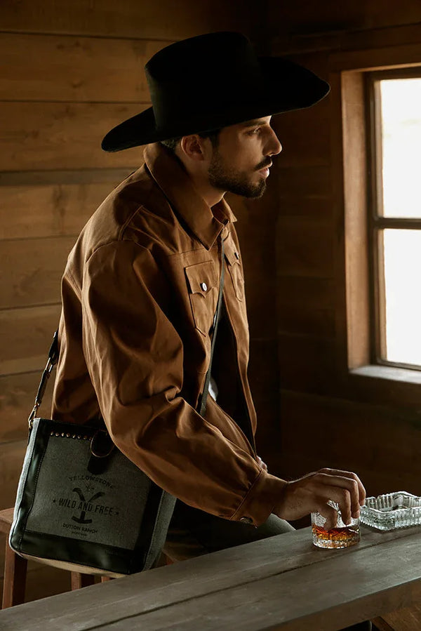 Yellowstone Lone Star Ash Satchel Bag