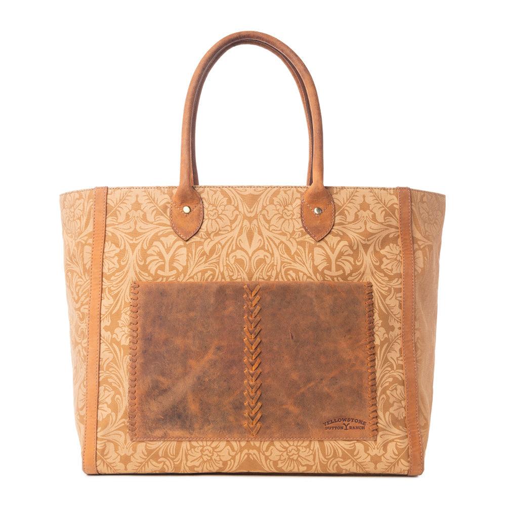 Yellowstone Chief Weekender Bag with Pockets in Amber
