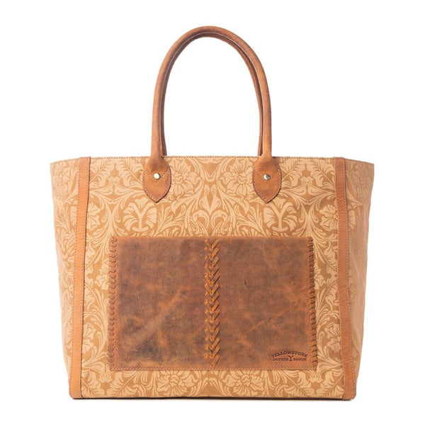 Yellowstone Chief Weekender Bag with Pockets in Amber